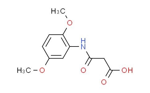 CAS No. 63070-58-6, 3-[(2,5-dimethoxyphenyl)amino]-3-oxopropanoic acid