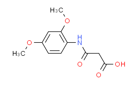 CAS No. 38989-32-1, 3-[(2,4-dimethoxyphenyl)amino]-3-oxopropanoic acid
