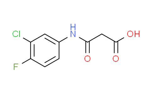 CAS No. 905810-26-6, 3-[(3-chloro-4-fluorophenyl)amino]-3-oxopropanoic acid