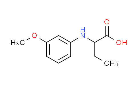CAS No. 1049805-14-2, 2-[(3-methoxyphenyl)amino]butanoic acid