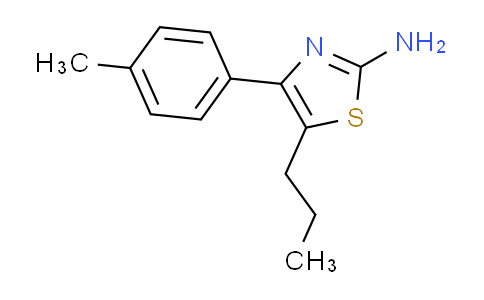 CAS No. 433254-87-6, 4-(4-methylphenyl)-5-propyl-1,3-thiazol-2-amine