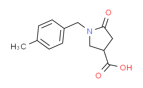 CAS No. 96449-91-1, 1-(4-methylbenzyl)-5-oxopyrrolidine-3-carboxylic acid