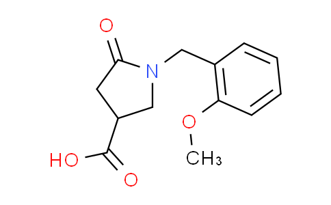 CAS No. 352208-42-5, 1-(2-methoxybenzyl)-5-oxopyrrolidine-3-carboxylic acid