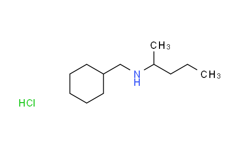 CAS No. 1609400-61-4, N-(cyclohexylmethyl)-2-pentanamine hydrochloride