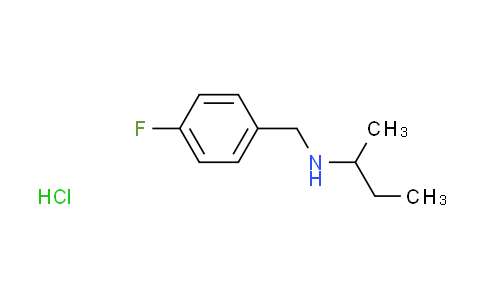 CAS No. 1049678-16-1, N-(4-fluorobenzyl)-2-butanamine hydrochloride