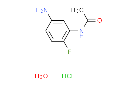 N-(5-amino-2-fluorophenyl)acetamide hydrochloride hydrate