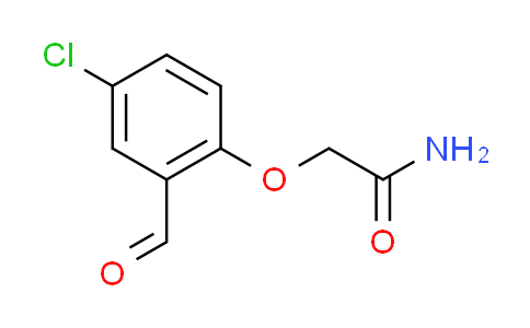 CAS No. 590376-72-0, 2-(4-chloro-2-formylphenoxy)acetamide