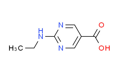 CAS No. 946706-58-7, 2-(ethylamino)pyrimidine-5-carboxylic acid