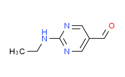 CAS No. 137279-29-9, 2-(ethylamino)pyrimidine-5-carbaldehyde