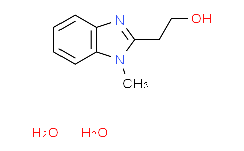 CAS No. 1269104-97-3, 2-(1-methyl-1H-benzimidazol-2-yl)ethanol dihydrate