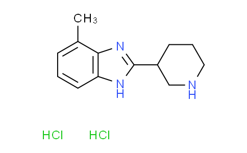 CAS No. 1158346-88-3, 4-methyl-2-(3-piperidinyl)-1H-benzimidazole dihydrochloride