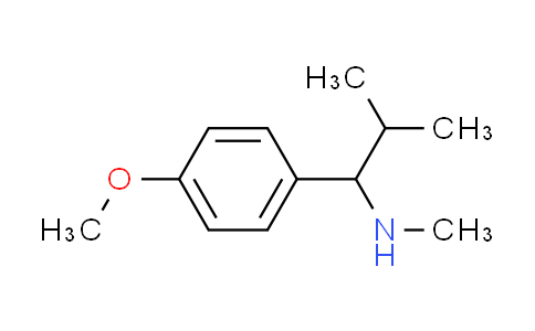 CAS No. 881486-12-0, 1-(4-methoxyphenyl)-N,2-dimethylpropan-1-amine
