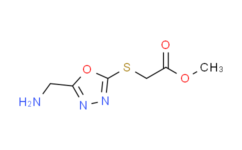 CAS No. 915923-24-9, methyl {[5-(aminomethyl)-1,3,4-oxadiazol-2-yl]thio}acetate