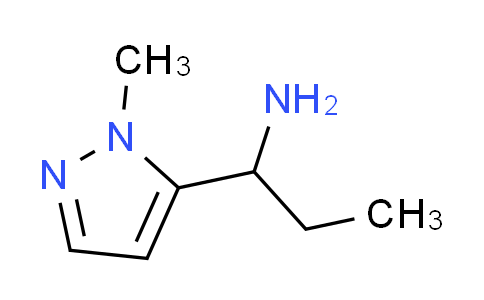 CAS No. 1177334-24-5, 1-(1-methyl-1H-pyrazol-5-yl)propan-1-amine