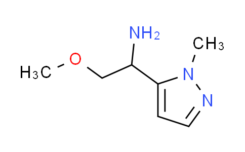 CAS No. 1177284-86-4, 2-methoxy-1-(1-methyl-1H-pyrazol-5-yl)ethanamine