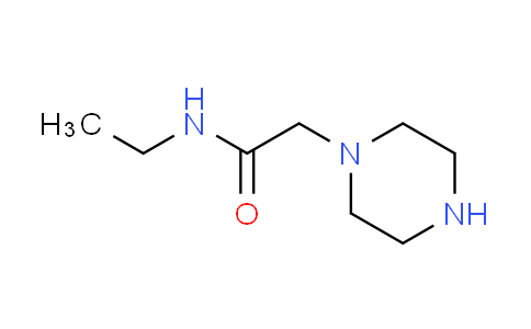 CAS No. 40004-11-3, N-ethyl-2-piperazin-1-ylacetamide