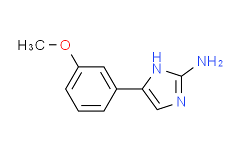 CAS No. 933722-31-7, 5-(3-methoxyphenyl)-1H-imidazol-2-amine