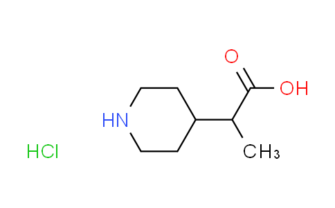 CAS No. 1269379-23-8, 2-(4-piperidinyl)propanoic acid hydrochloride