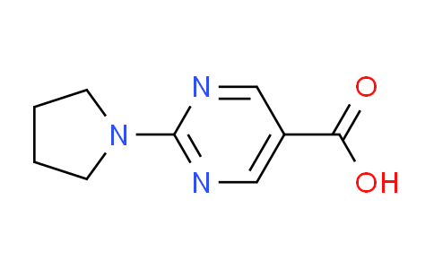 CAS No. 253315-06-9, 2-pyrrolidin-1-ylpyrimidine-5-carboxylic acid