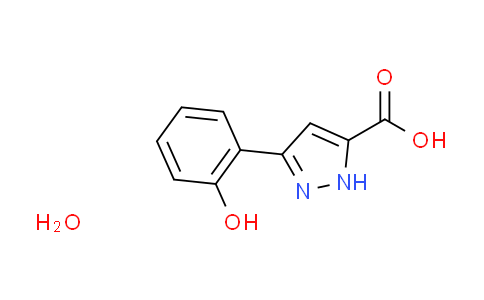 CAS No. 1296272-87-1, 3-(2-hydroxyphenyl)-1H-pyrazole-5-carboxylic acid hydrate