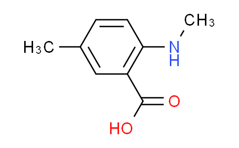 CAS No. 54675-16-0, 5-methyl-2-(methylamino)benzoic acid