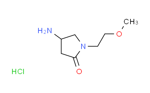 CAS No. 1177314-74-7, 4-amino-1-(2-methoxyethyl)-2-pyrrolidinone hydrochloride