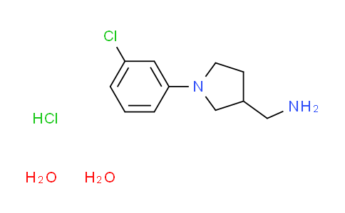 CAS No. 1017428-33-9, {[1-(3-chlorophenyl)-3-pyrrolidinyl]methyl}amine hydrochloride dihydrate