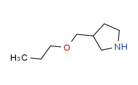 CAS No. 946716-05-8, 3-(propoxymethyl)pyrrolidine