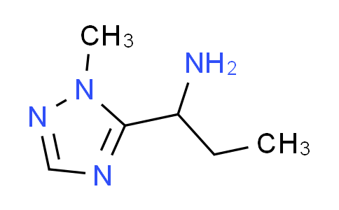 CAS No. 959239-47-5, 1-(1-methyl-1H-1,2,4-triazol-5-yl)-1-propanamine