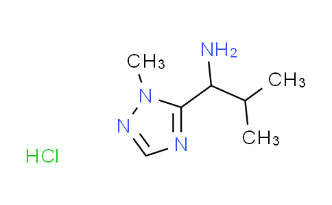 CAS No. 1269181-17-0, [2-methyl-1-(1-methyl-1H-1,2,4-triazol-5-yl)propyl]amine hydrochloride