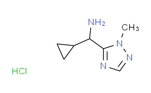 CAS No. 1269053-18-0, [cyclopropyl(1-methyl-1H-1,2,4-triazol-5-yl)methyl]amine hydrochloride
