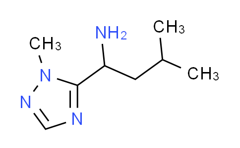 CAS No. 959239-65-7, 3-methyl-1-(1-methyl-1H-1,2,4-triazol-5-yl)-1-butanamine