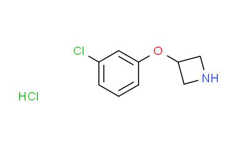 CAS No. 1236861-74-7, 3-(3-chlorophenoxy)azetidine hydrochloride