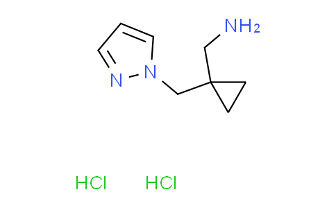 CAS No. 1262771-67-4, {[1-(1H-pyrazol-1-ylmethyl)cyclopropyl]methyl}amine dihydrochloride