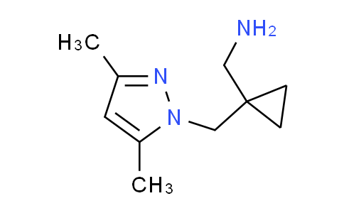 CAS No. 1177355-20-2, ({1-[(3,5-dimethyl-1H-pyrazol-1-yl)methyl]cyclopropyl}methyl)amine