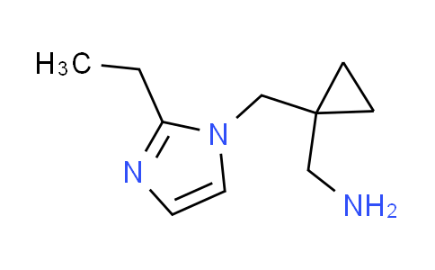 CAS No. 1015846-38-4, ({1-[(2-ethyl-1H-imidazol-1-yl)methyl]cyclopropyl}methyl)amine