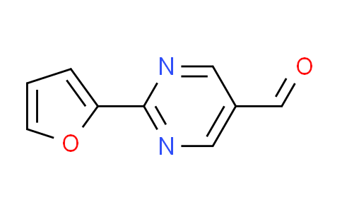 CAS No. 959240-19-8, 2-(2-furyl)-5-pyrimidinecarbaldehyde