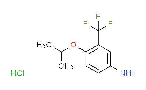 CAS No. 1609400-21-6, [4-isopropoxy-3-(trifluoromethyl)phenyl]amine hydrochloride