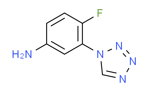 CAS No. 924871-65-8, 4-fluoro-3-(1H-tetrazol-1-yl)aniline
