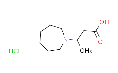 CAS No. 1269053-22-6, 3-(1-azepanyl)butanoic acid hydrochloride
