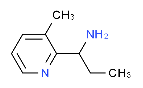CAS No. 1015846-40-8, 1-(3-methyl-2-pyridinyl)-1-propanamine