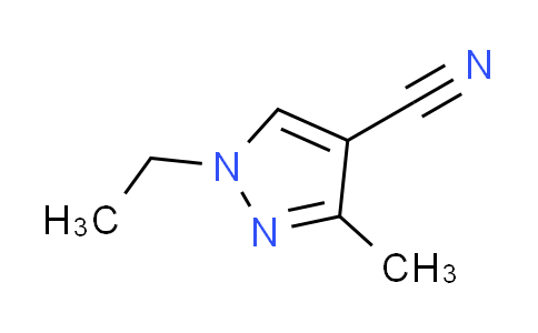 CAS No. 1006471-43-7, 1-ethyl-3-methyl-1H-pyrazole-4-carbonitrile