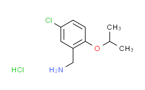 CAS No. 1135292-94-2, (5-chloro-2-isopropoxybenzyl)amine hydrochloride