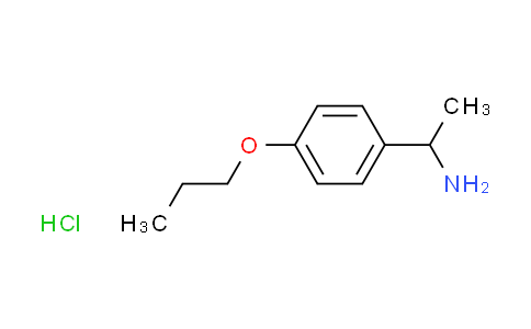 CAS No. 860701-75-3, [1-(4-propoxyphenyl)ethyl]amine hydrochloride