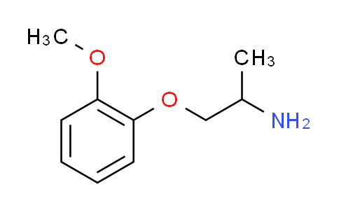 CAS No. 6505-08-4, 1-(2-methoxyphenoxy)-2-propanamine