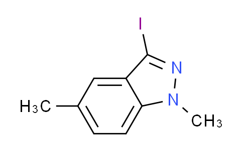 CAS No. 1015846-43-1, 3-iodo-1,5-dimethyl-1H-indazole