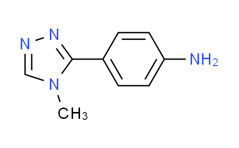 CAS No. 690632-18-9, 4-(4-methyl-4H-1,2,4-triazol-3-yl)aniline