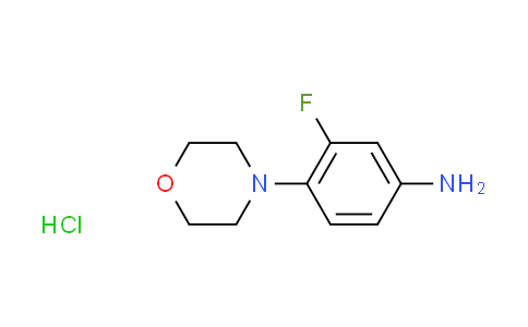 CAS No. 2689-38-5, [3-fluoro-4-(4-morpholinyl)phenyl]amine hydrochloride