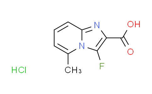 CAS No. 1609400-40-9, 3-fluoro-5-methylimidazo[1,2-a]pyridine-2-carboxylic acid hydrochloride