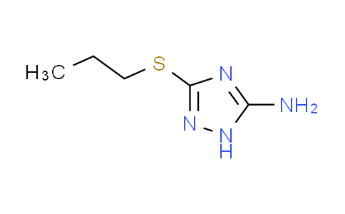 CAS No. 51493-17-5, 3-(propylthio)-1H-1,2,4-triazol-5-amine